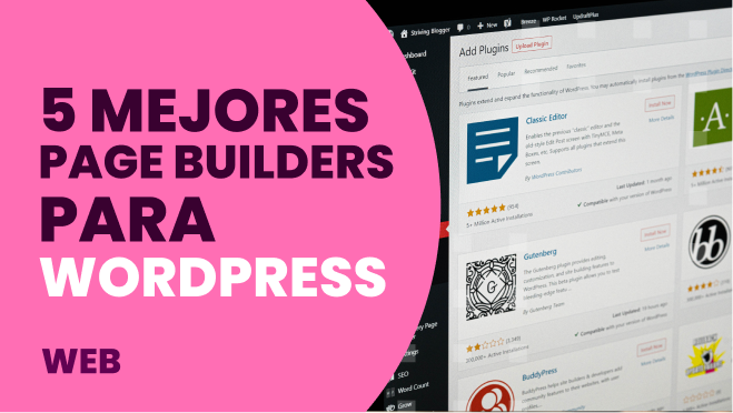 portada_5 mejores page builders para wordpress