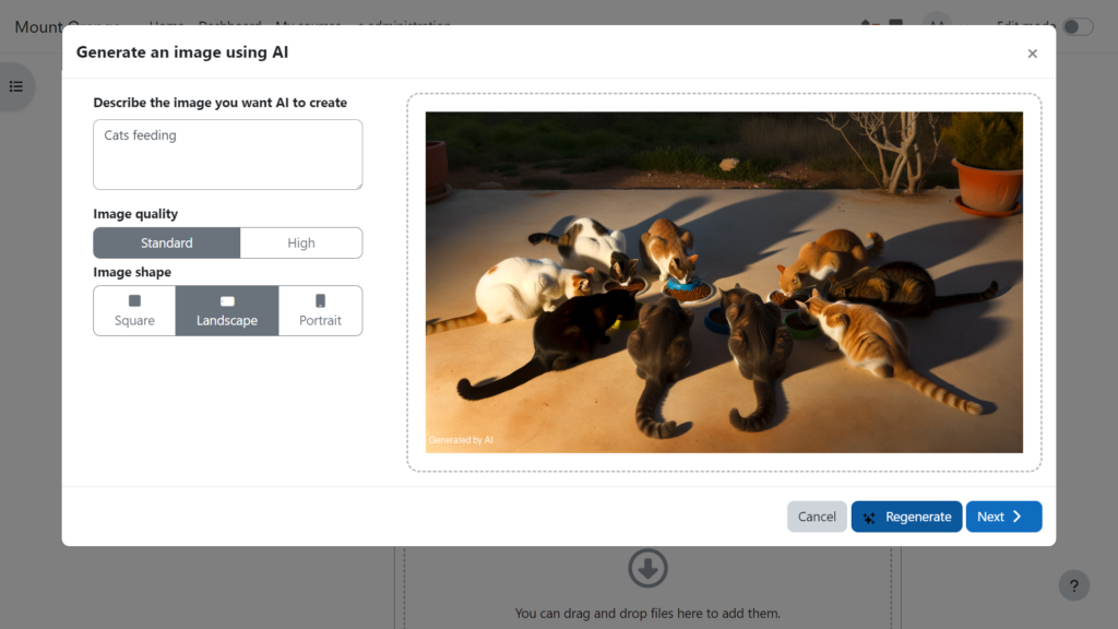 integracio IA moodle 4.5